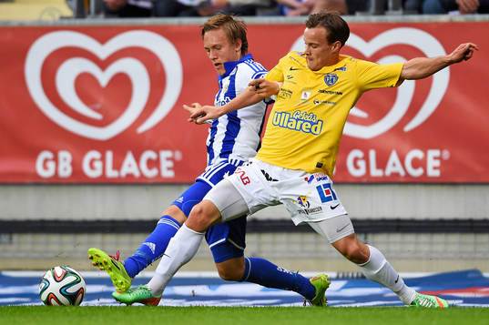 IFK Göteborgs Ludwig Augustinsson och Falkenbergs Anton
