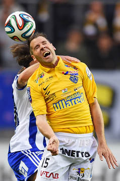 IFK Göteborgs Mattias Bjärsmyr och Falkenbergs Stefan