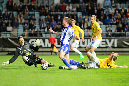 IFK Göteborgs Jakob Johansson fälls med straff som föjld