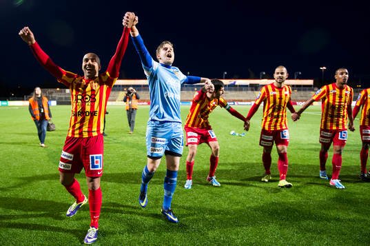 Syrianskas spelare jublar