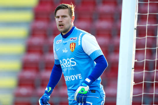 Syrianskas målvakt Magnus Berglöf