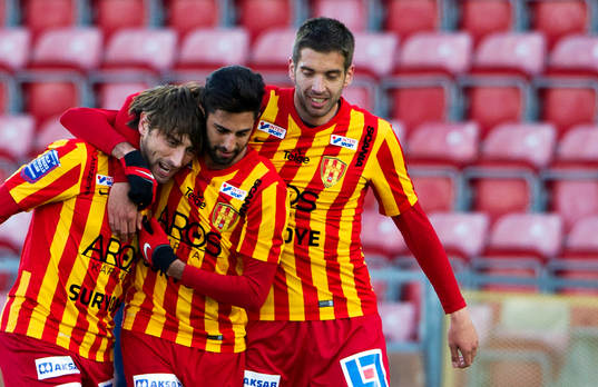 Syrianskas spelare jublar