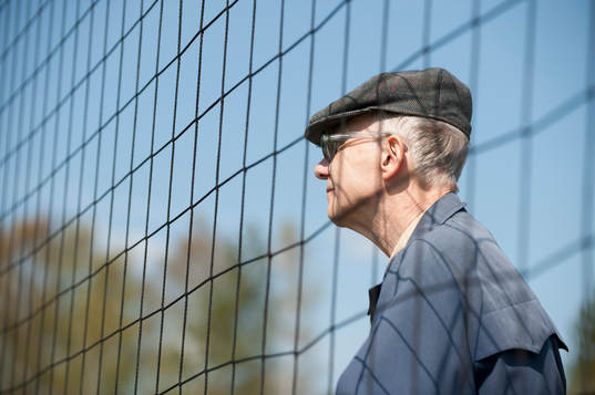 Vittsjö-supporter i matchen i damallsvenskan mellan
