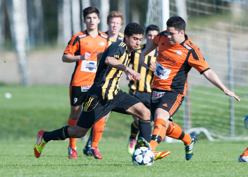 IFK Hässleholms Laif Mirée i matchen i juniorallsvenskan