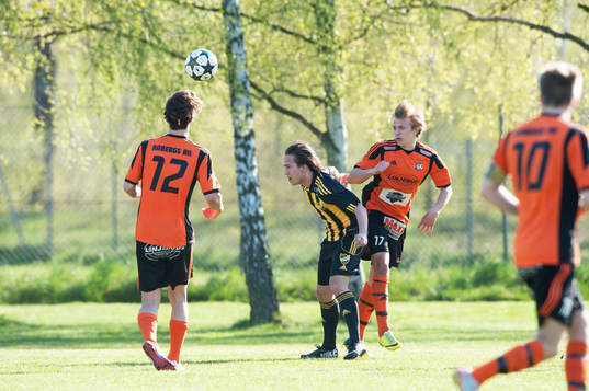 IFK Hässleholms Ludwig Melin i matchen i juniorallsvenskan