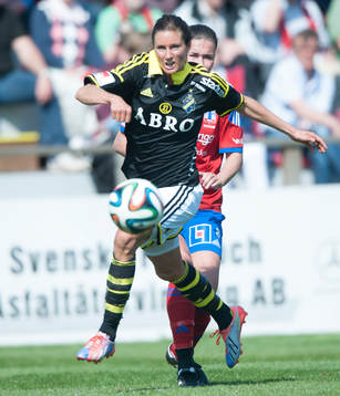 i matchen i damallsvenskan mellan Vittsjö och AIK i