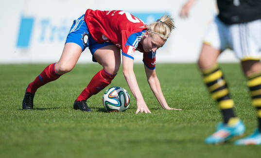 Vittsjös Sandra Adolfsson i matchen i damallsvenskan