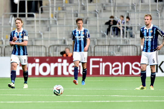Djurgårdens spelare deppar