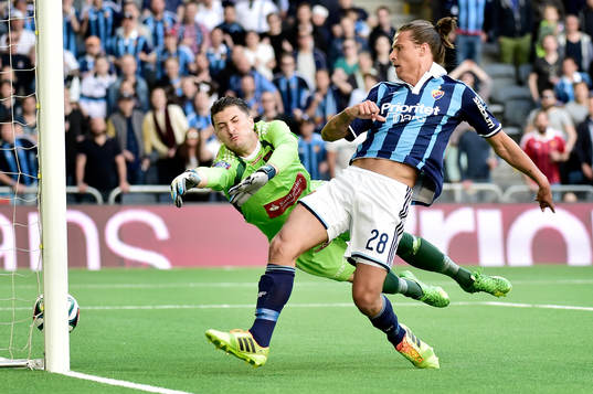Djurgårdens Aleksandar Prijovic gör 3-2