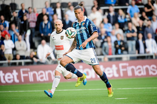 Brommapojkarnas Kristinn Jónssonoch Djurgårdens