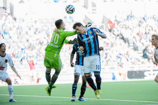 Djurgårdens Erton Fejzullahu gör 1-0