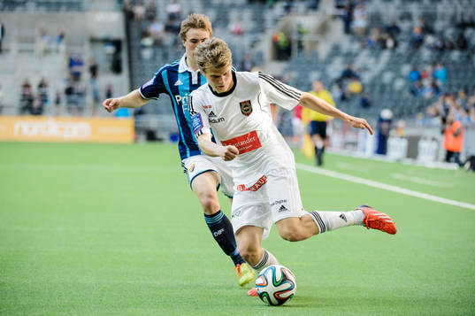 Djurgårdens Simon Tibbling och Brommapojkarnas Tim