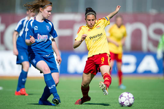 Birmingham Aofie Mannion och Tyresös Veronica Boquete