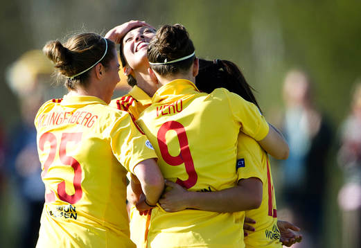 Tyresös spelare jublar