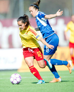 Tyresös Malin Diaz och Birminghams Josanne Potter