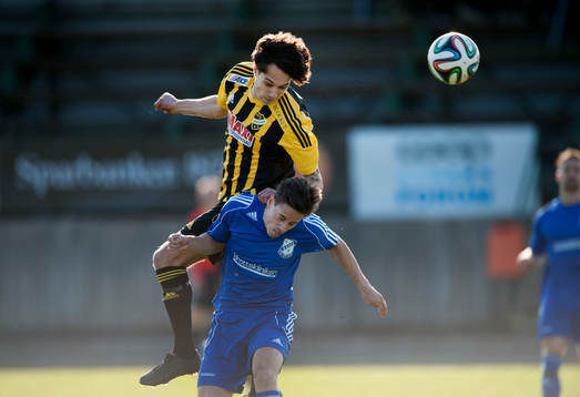Hässleholms Karim Al-Asi i matchen i div. 111 mellan IFK