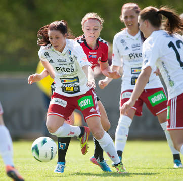 i matchen i damallsvenskan mellan Kristianstad och Piteå i