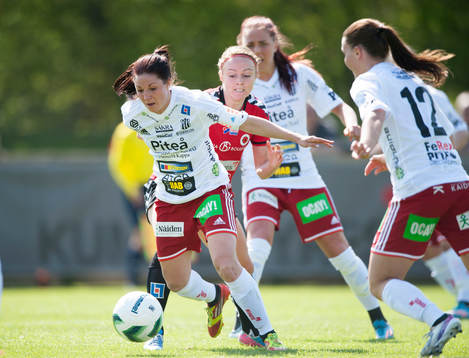 i matchen i damallsvenskan mellan Kristianstad och Piteå i