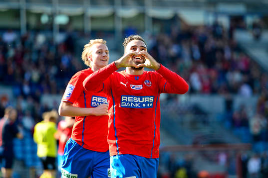 Helsingborgs Abdul Khalili jublar