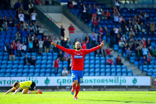 Helsingborgs Abdul Khalili jublar