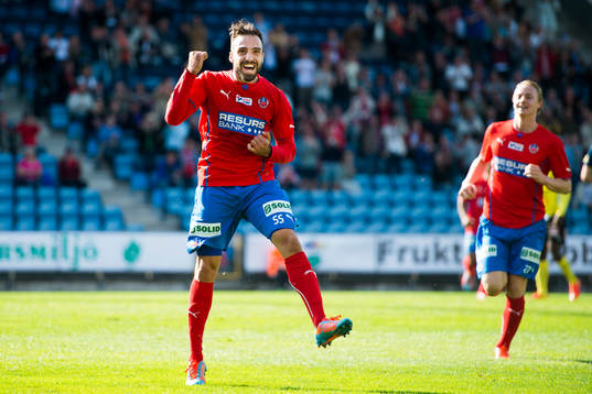 Helsingborgs Abdul Khalili jublar