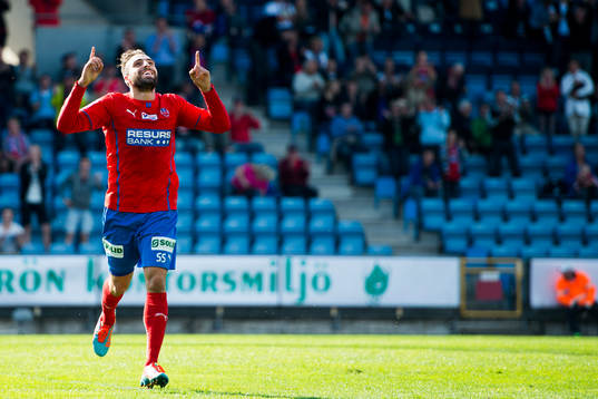 Helsingborgs Abdul Khalili jublar