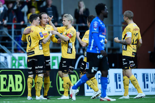 Elfsborgs Lasse Nilsson jublar