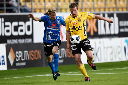 Halmstads Oliver Silverholt och Elfsborgs Anders Svensson
