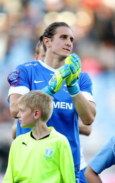 Norrköpings målvakt David Mitov Nilsson