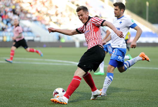 Malmös Markus Rosenberg och Norrköpings Morten Morisbak