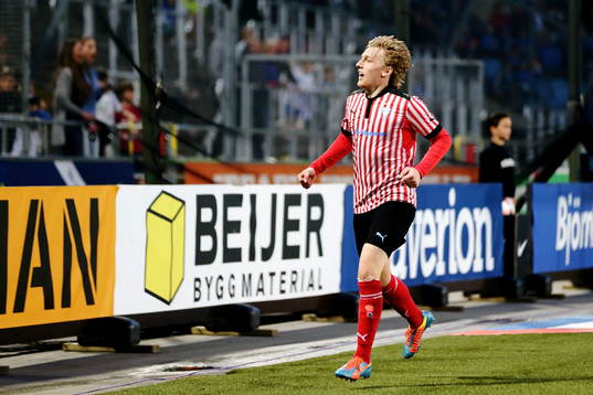 Malmös Emil Forsberg jublar
