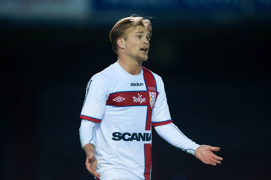 Assyriskas Christopher Brandeborn i matchen i Superettan i