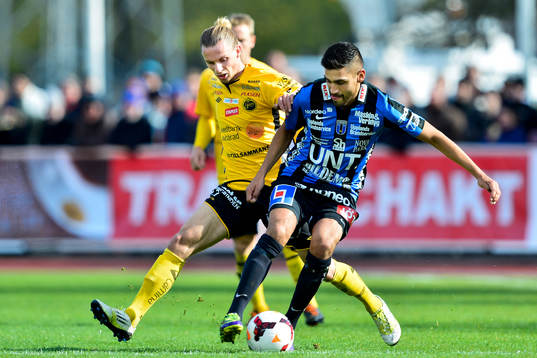 Sirius Stefan Silva och Elfsborgs Niklas Hult