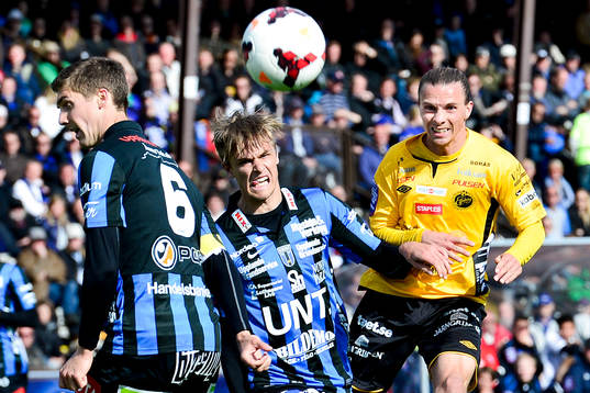 Sirius Oscar Pehrsson och Patrick Hopkins mot Elfsborgs