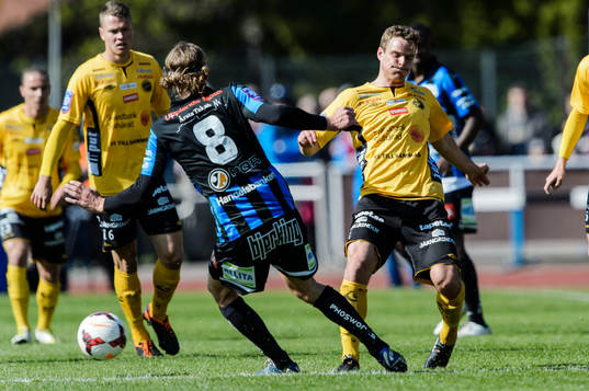 Sirius Kim Skoglund och Elfsborgs Henning Hauger