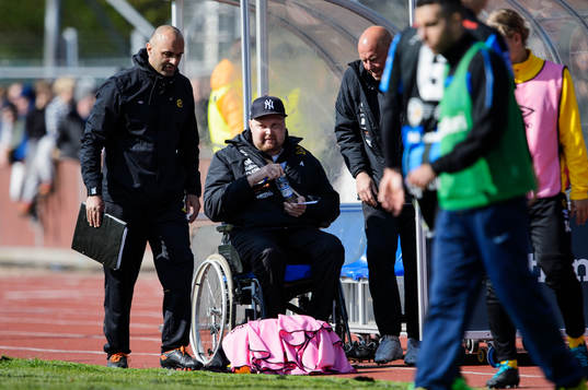 Elfsborgs tränare Jan Mian och manager Klas Ingesson