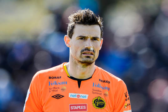 Porträtt på Elfsborgs målvakt Kevin Stuhr-Ellegaard