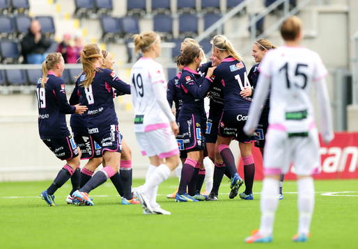 Rosengårds Therese Sjögran och Katrin Schmidtdeppar och