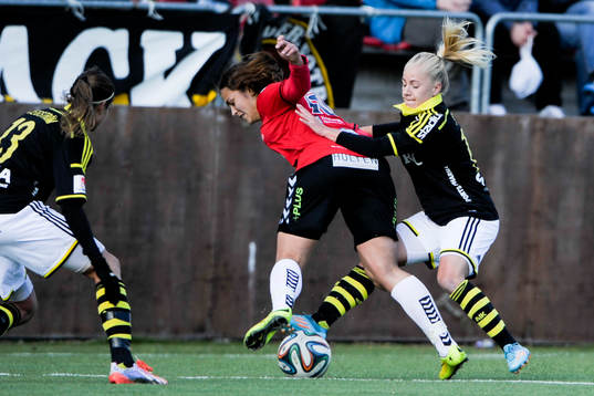 Kristianstads Marija Banusic mot AIKs Sara Storck