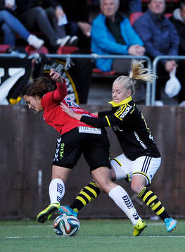Kristianstads Marija Banusic mot AIKs Sara Storck