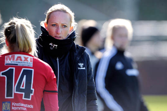 Kristianstads tränare Elisabet Gunnarsdottir
