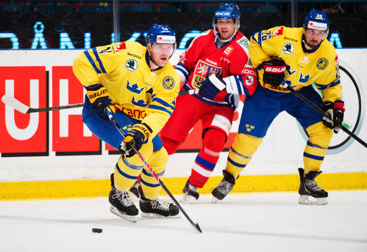 Sveriges Mattias Ekholm och Niklas Olausson