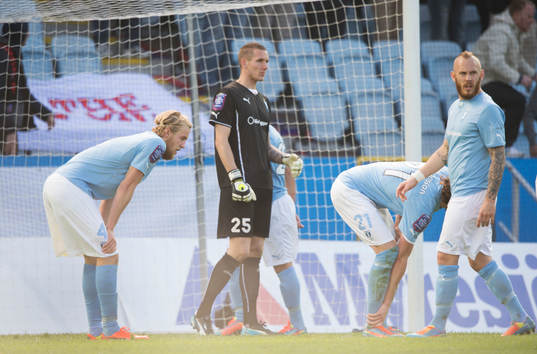 Deppiga Malmö-spelare i semifinalen i Svenska Cupen mellan
