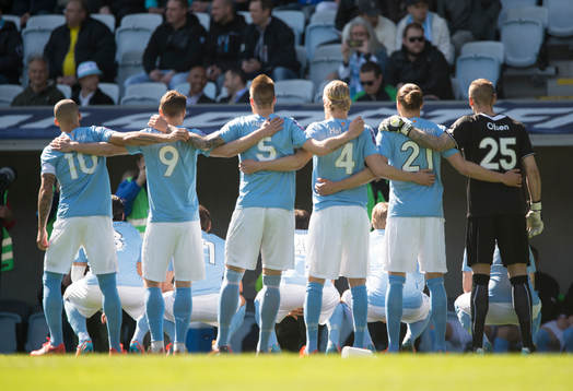 Lagfoto Malmö FF i semifinalen i Svenska Cupen mellan