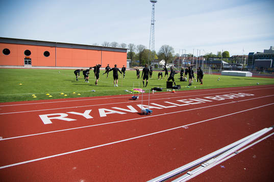 Elfsborgs tränar på Ryavallen innan match mot IFK