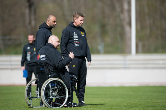 Elfsborgs tränartrio diskuterar