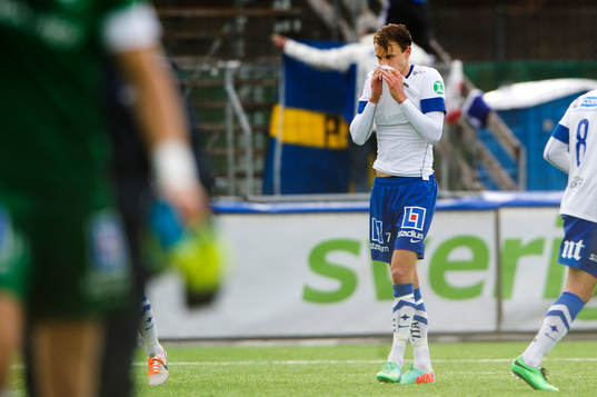 Norrköpings Lars Christian Krogh Gerson deppar