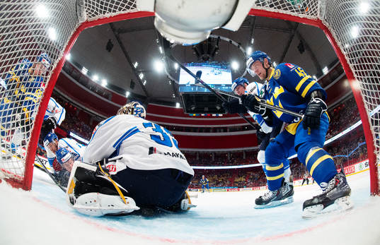 Sveriges Mikael Backlund, Jimmie Ericsson och Oscar Möller