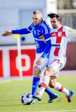 Sundsvalls Marcus Danielson och Assyriskas Alexander Nilsson