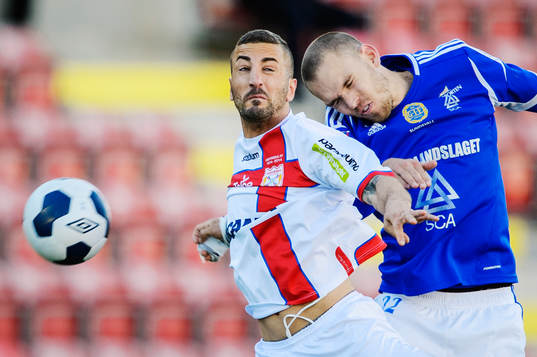 Assyriskas George Makdessi och Sundsvalls Marcus Danielson